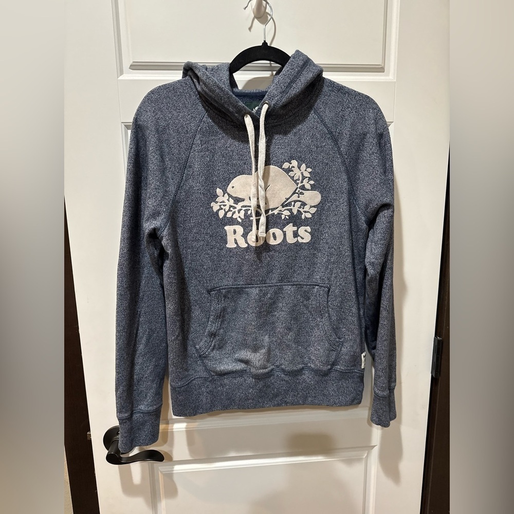 Roots Women’s Heathered Blue Hoodie